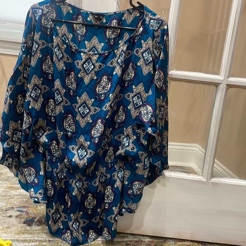Royal blue blouse from BeBe size small.